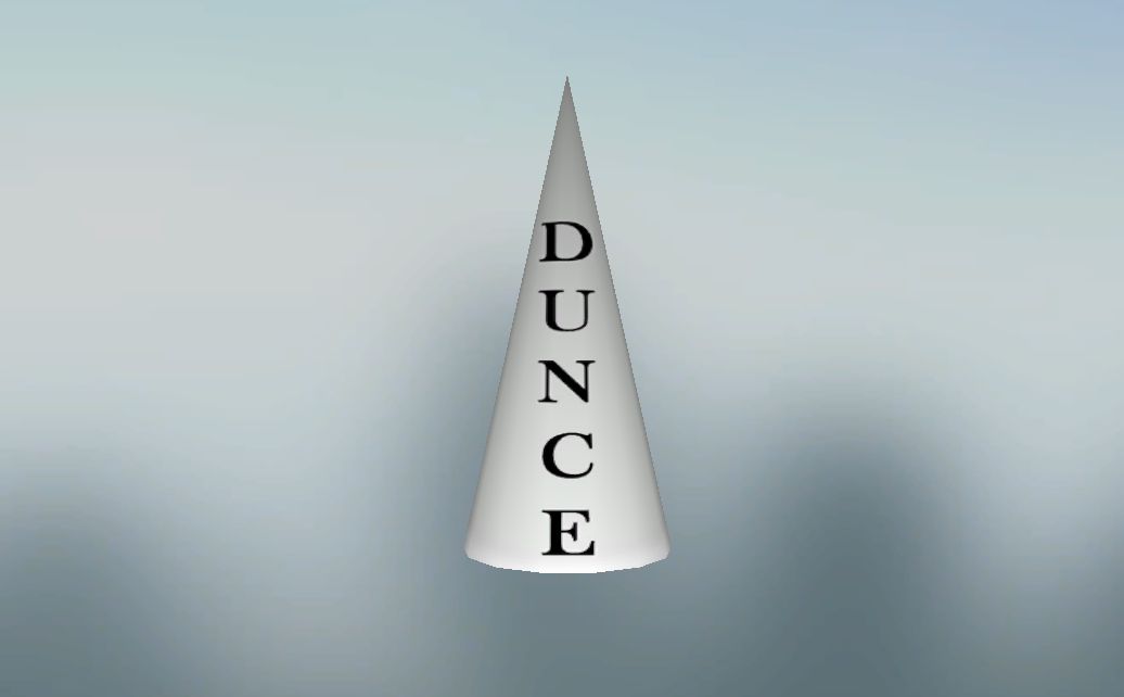 [Image: duncehat.jpg]